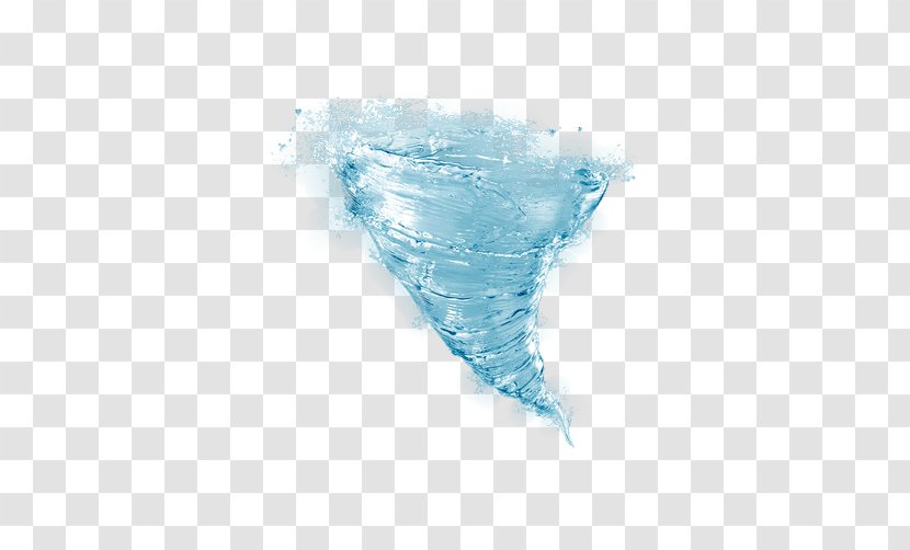 Water Tornado Ink - Blue Transparent PNG
