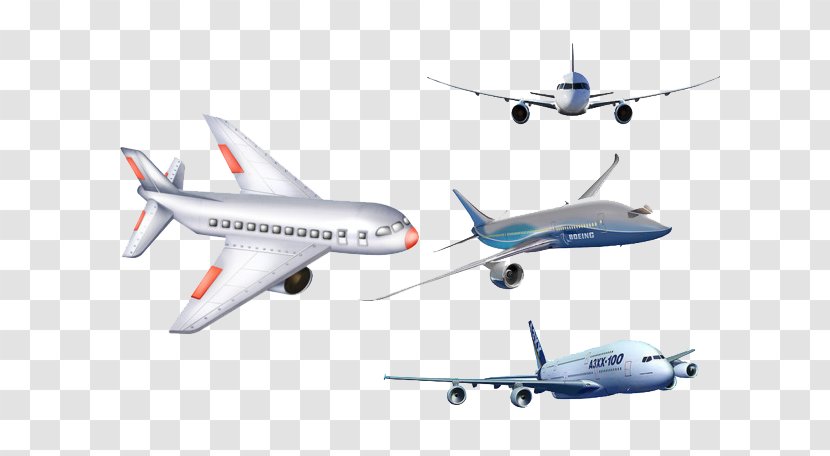 Airplane Aircraft Image Flight Clip Art - Wide Body - Engine Transparent PNG