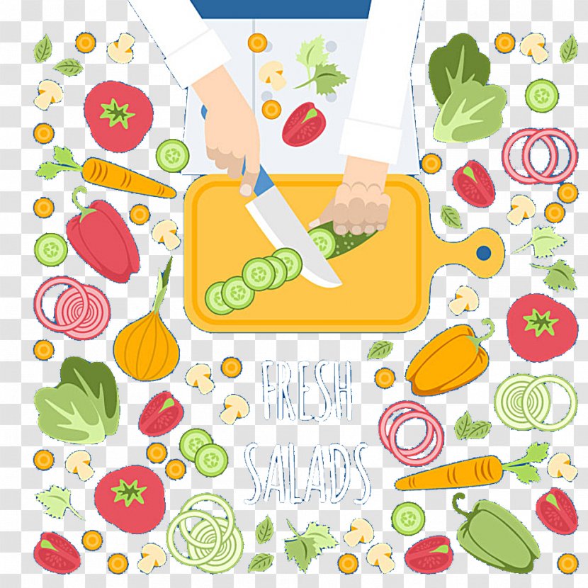 Vegetable Fruit Salad Clip Art - Chef's Kitchen Transparent PNG