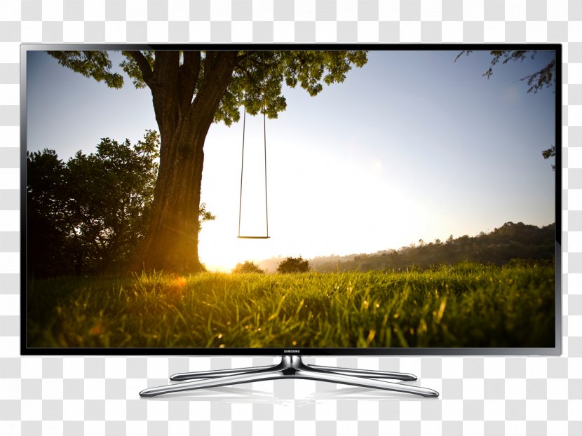 Samsung Galaxy LED-backlit LCD 1080p High-definition Television - Monitor - 4K Hard Screen TV Wall Support Transparent PNG