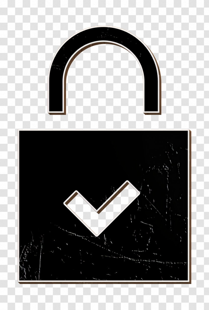 Lock Icon Solid User Elements Icon Transparent PNG