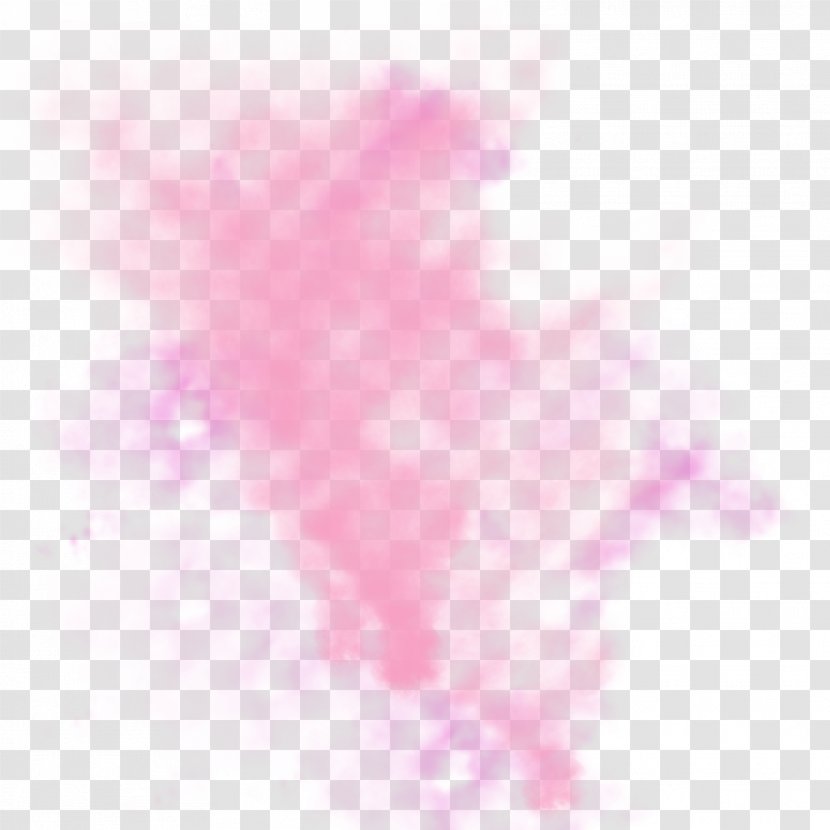 Petal Heart Pattern - Cartoon - Rose Red Fog Transparent PNG