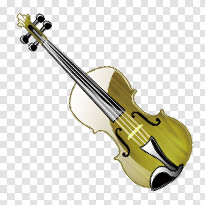 Bass Violin Double Violone - Flower - Decorative Pattern Musical Elements Transparent PNG