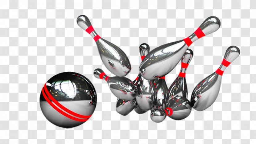 Ten-pin Bowling Ball - Silver Transparent PNG
