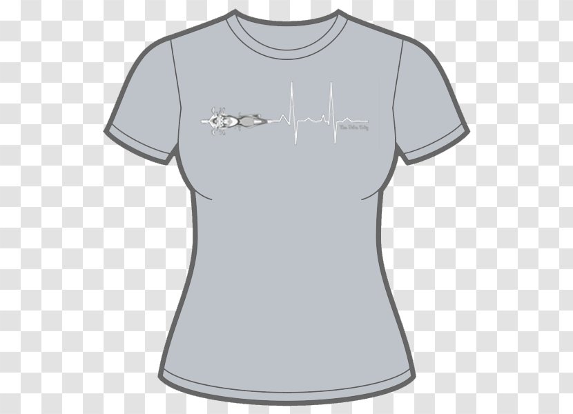 T-shirt Shoulder Sleeve - Active Shirt - Grey Heart Transparent PNG