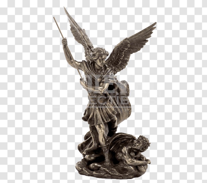 Saint Michael Fighting The Dragon Cherub Archangel - Angel Transparent PNG