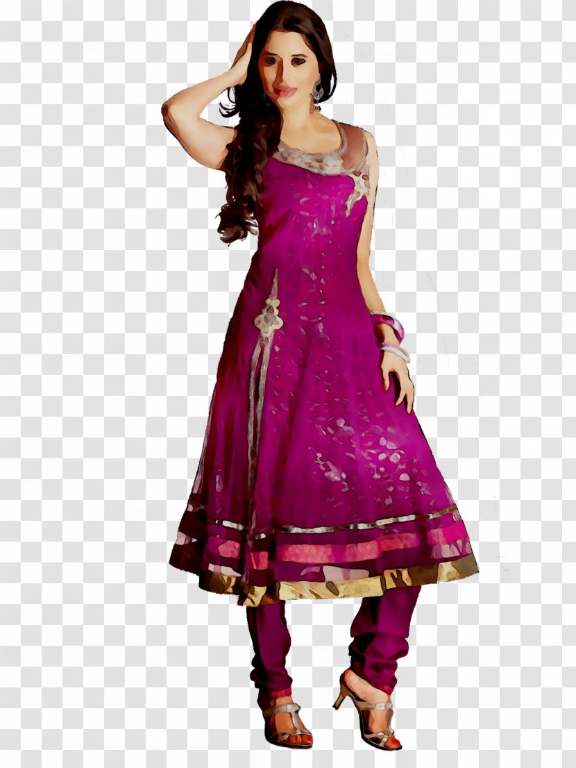 Dress Fashion Design Gown Purple - Magenta - Violet Transparent PNG