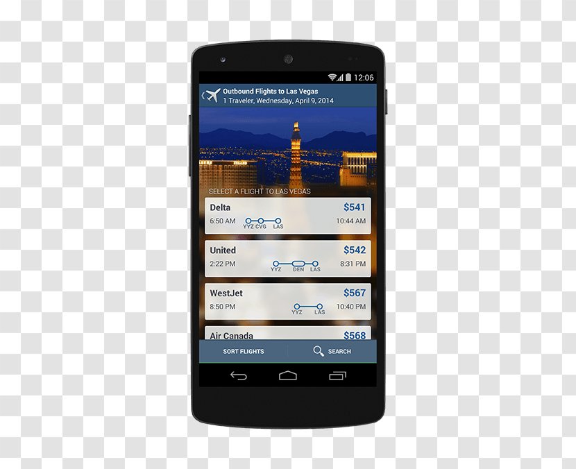 Android IPhone Hotel Expedia - Telephony - Airline Tickets Transparent PNG