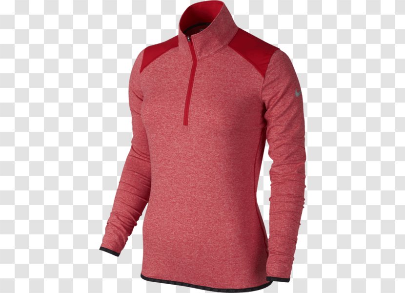 T-shirt Sleeve Nike Sweater Clothing - Jersey - Half Zip Transparent PNG