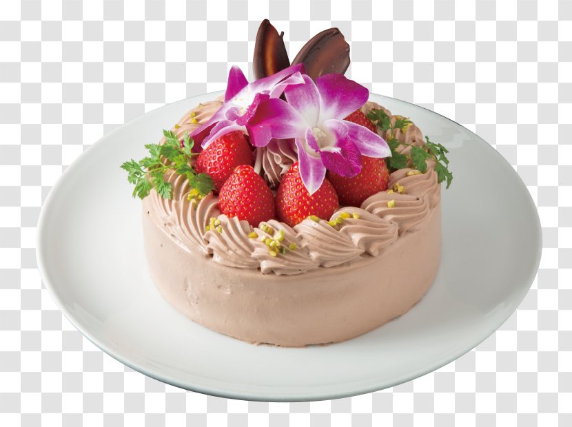 Mousse Chocolate Cake Bavarian Cream Torte - Pasteles Transparent PNG