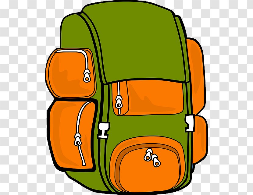 Hiking Backpacking Clip Art - Backpack Transparent PNG