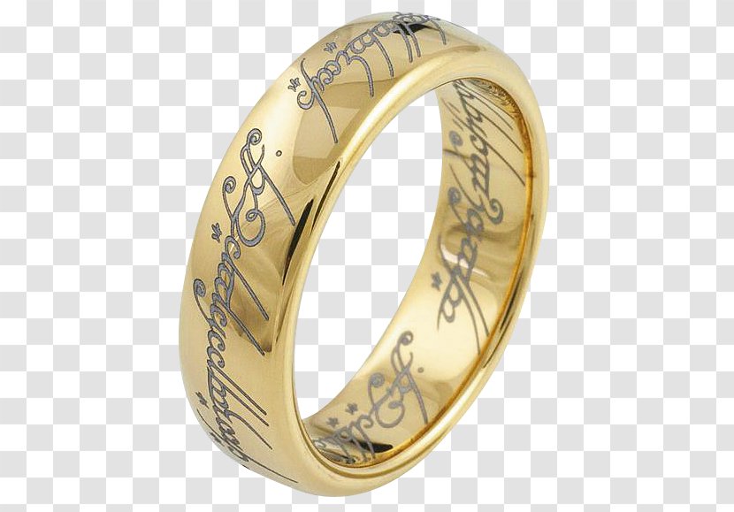 The Lord Of Rings Arwen One Ring Jewellery - Gold Transparent PNG