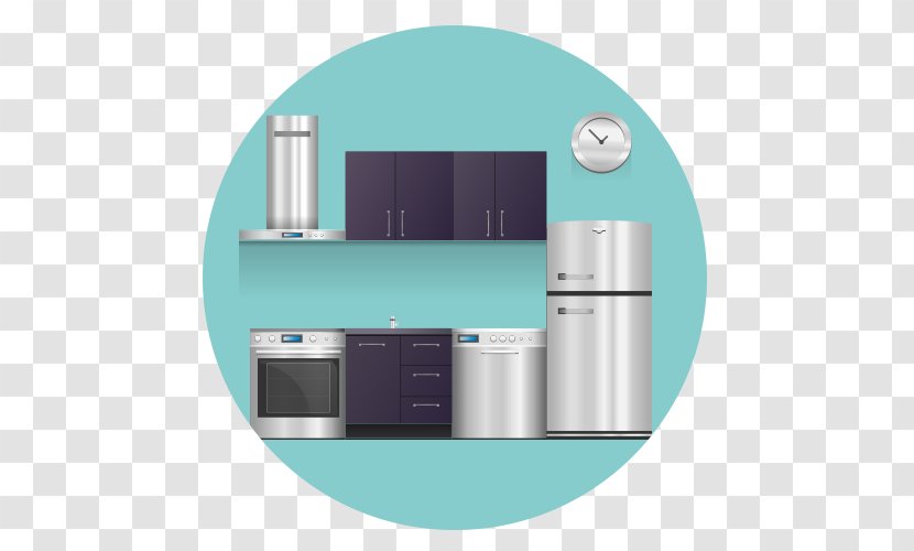 Kitchen Cabinet Home Appliance Table - Washing Machines - Appliances Transparent PNG