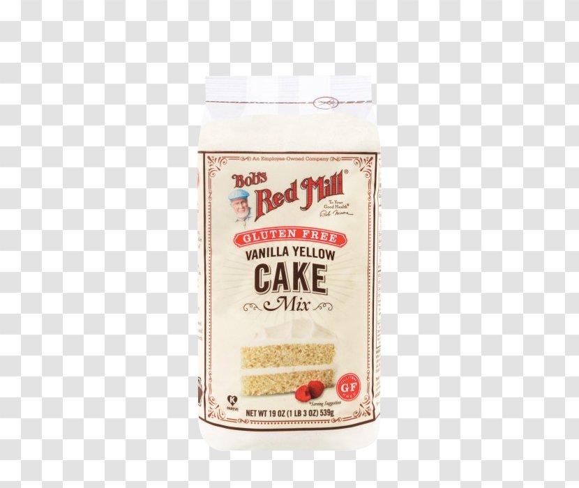 Bob's Red Mill Baking Mix Yellow Cake Gluten-free Diet Transparent PNG