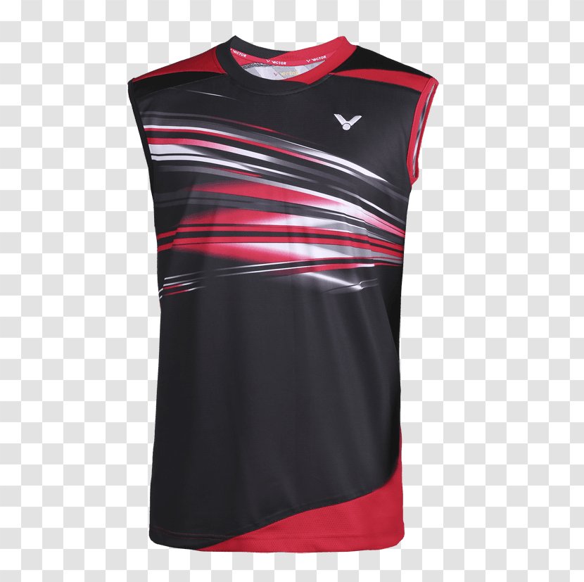 Jersey 2015 Sudirman Cup Sleeveless Shirt Korea National Badminton Team T-shirt - Magenta Transparent PNG