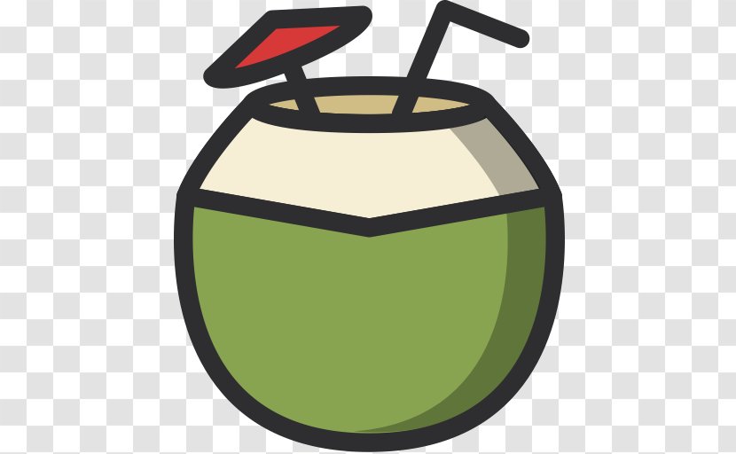 Coconut Water Cocktail Juice Alcoholic Drink - Food - Minimal Summer Transparent PNG