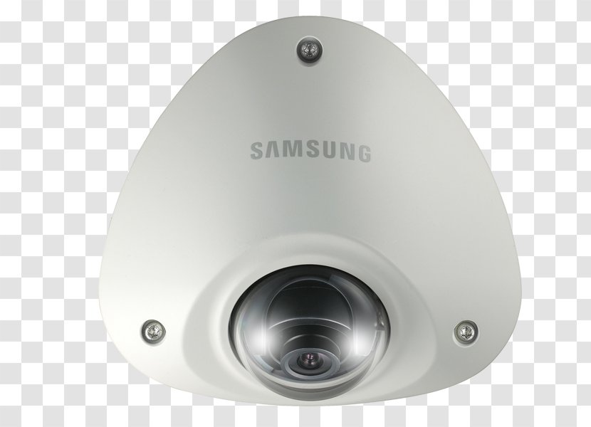 IP Camera Hanwha Techwin SNV-6012M 2 MP Full HD Vandal-Resistant Network Mobile Flat With Built-in 3mm Fixed Lens, Aerospace Surveillance - Samsung Galaxy Transparent PNG