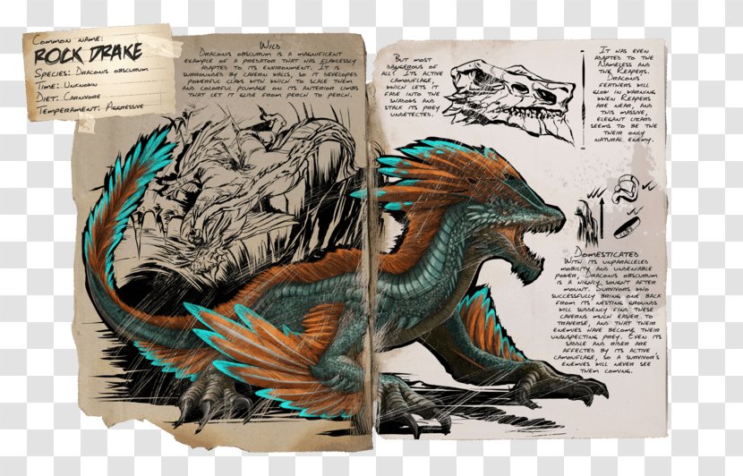 ARK: Survival Evolved Dinosaur Tame Animal Drawing Image Transparent PNG