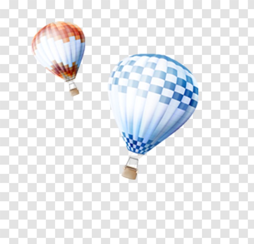 Hot Air Ballooning Blue - Balloon Transparent PNG