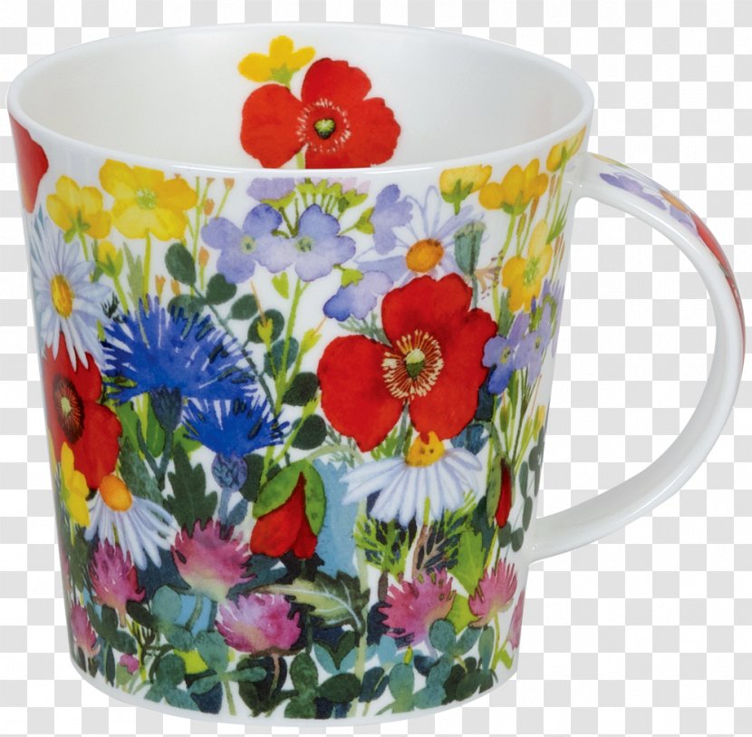 Coffee Cup Dunoon Flower Mug - Plant Transparent PNG