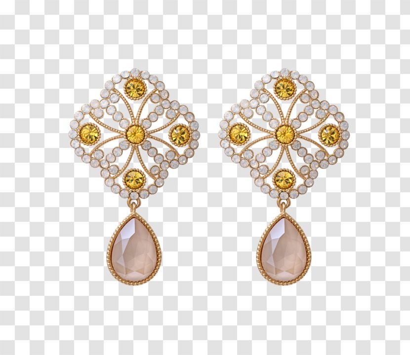Earring Jewellery Necklace Gold Charms & Pendants - Cartoon Transparent PNG