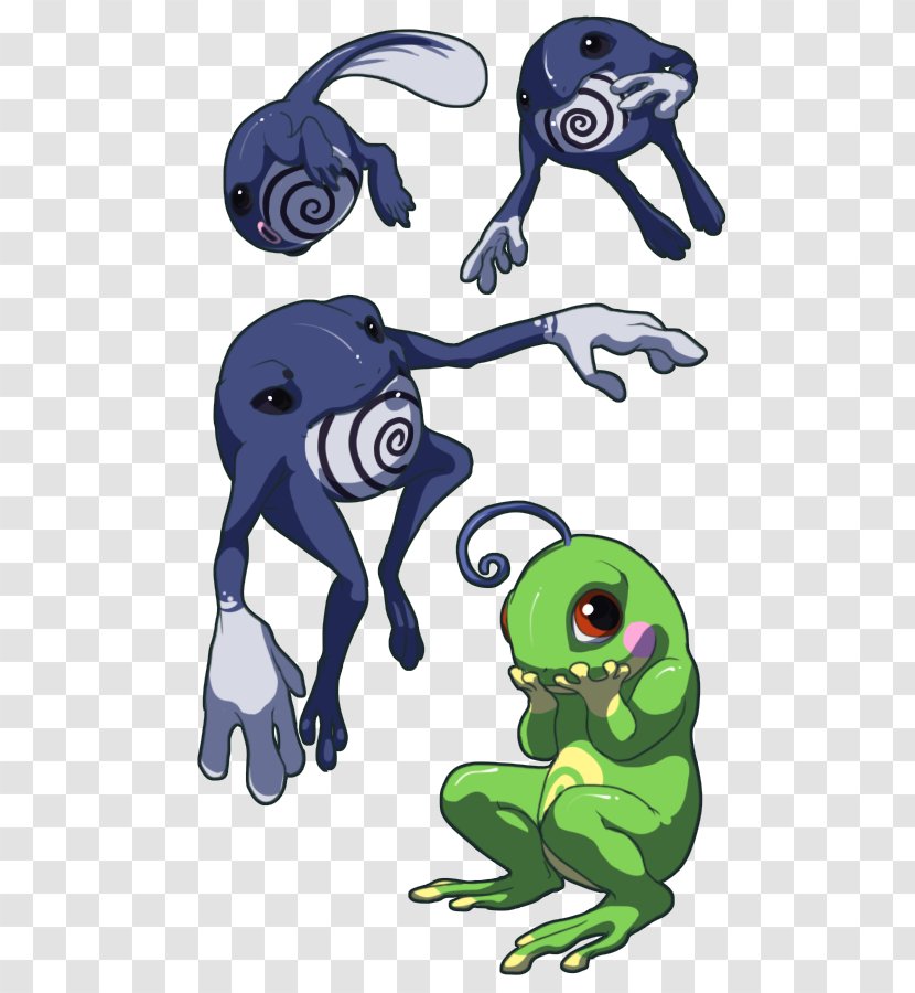 Pokémon HeartGold And SoulSilver FireRed LeafGreen Poliwhirl Poliwrath - Tree Frog - Silver Birch Transparent PNG
