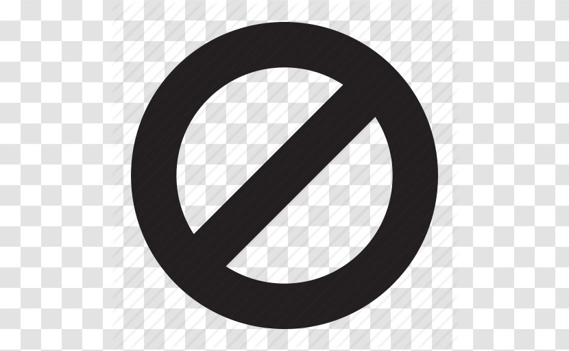 Clip Art - Symbol - Sign Forbidden Icon Transparent PNG