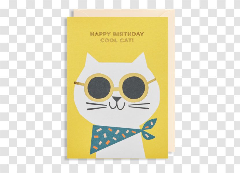 Greeting & Note Cards Birthday Cat Christmas Card - Material Transparent PNG