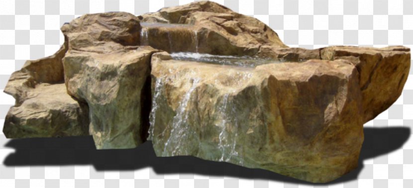 Cartoon Nature Background - Geology - Water Feature Boulder Transparent PNG
