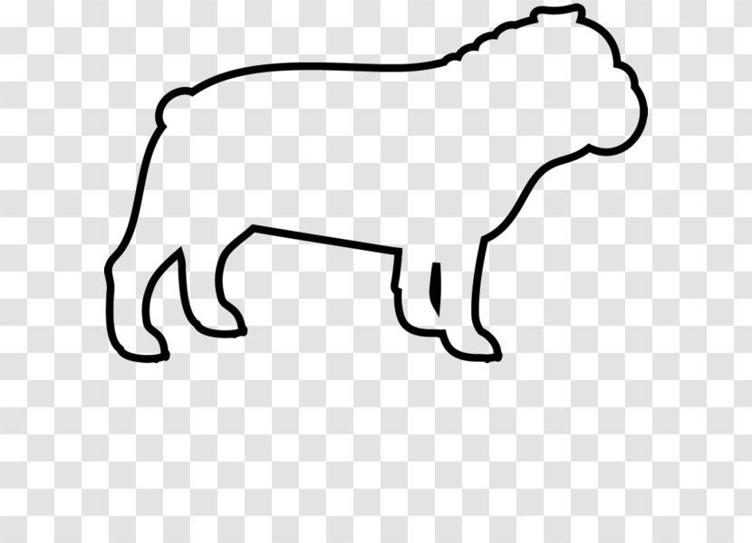 Dog Line Art Clip Drawing Image - White Transparent PNG