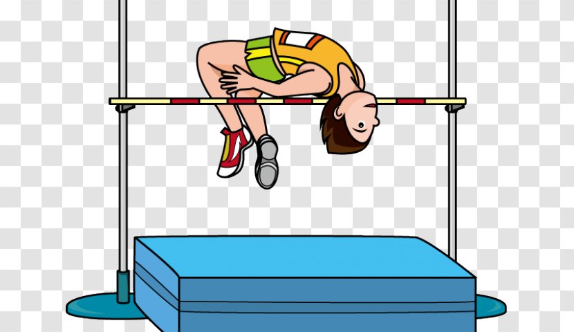 Clip Art High Jump Jumping Artistic Gymnastics Athletics - Exercise Sports Transparent PNG