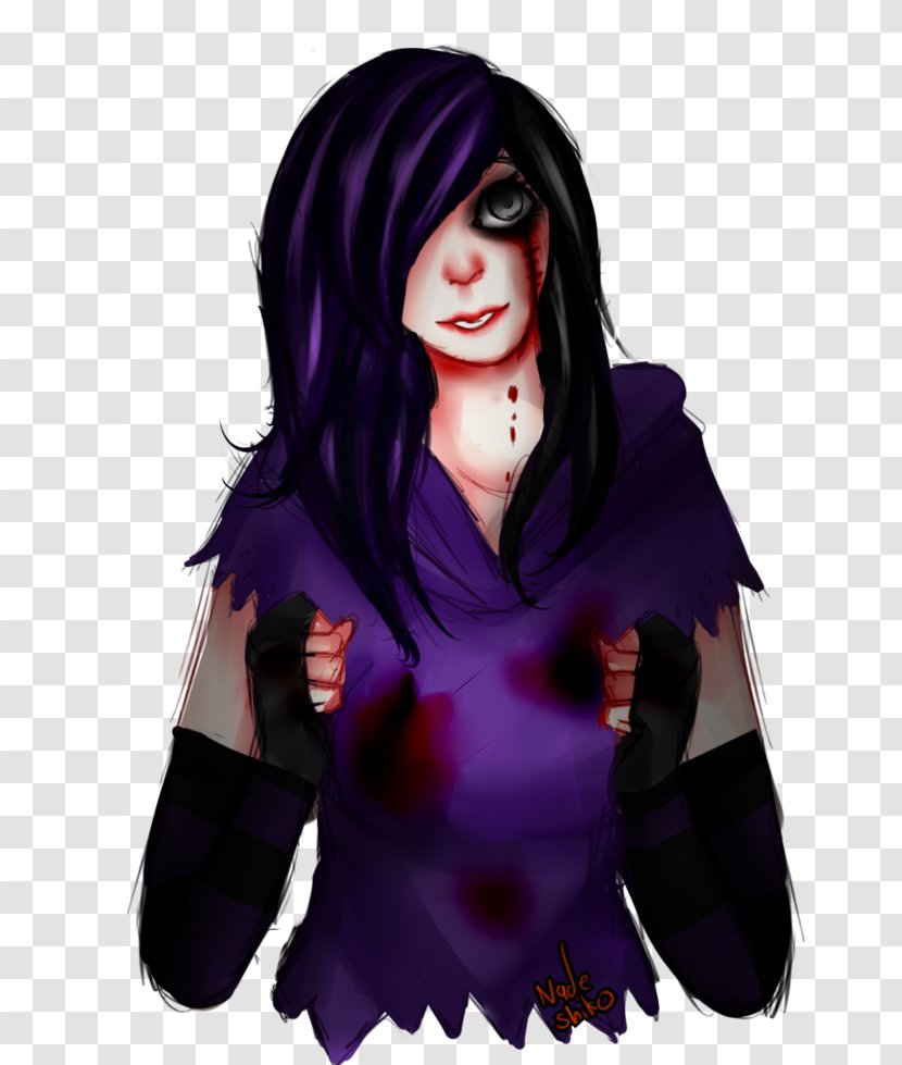 Lilith Creepypasta Bloodroots Jeff The Killer Drawing - Watercolor - Jane Transparent PNG