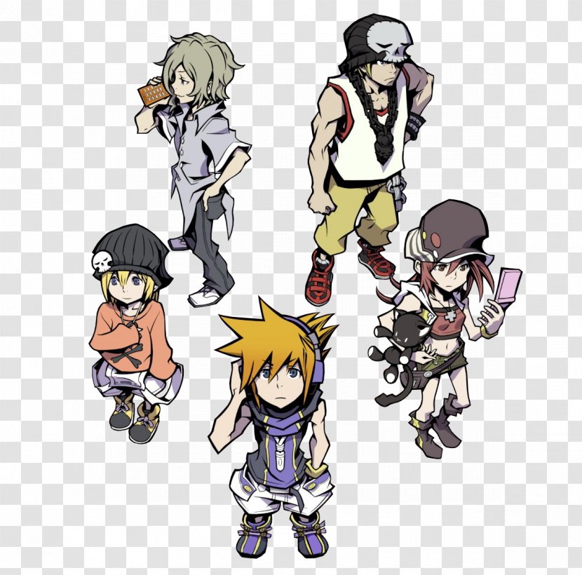 The World Ends With You Video Game Kingdom Hearts We Heart It - Silhouette Transparent PNG
