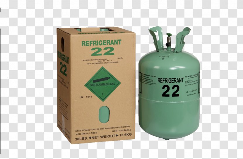 Chlorodifluoromethane Refrigerant R-410A Gas Air Conditioning - Freon - Heat Pump Transparent PNG
