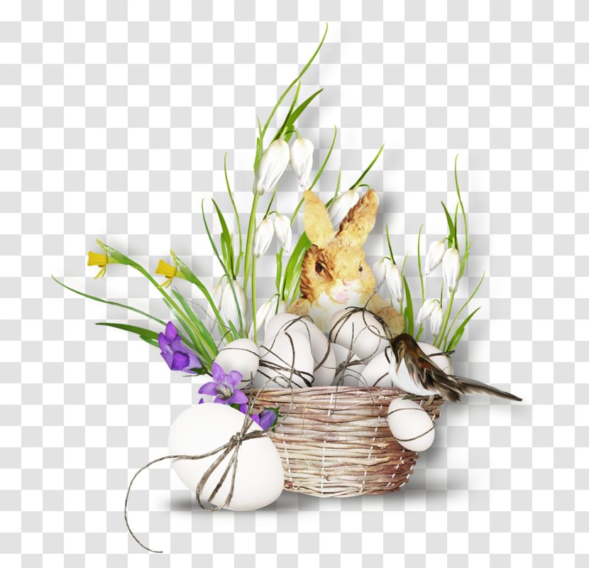 Red Easter Egg Bunny - Floristry Transparent PNG