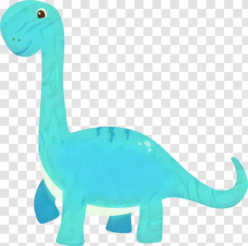 Dinosaur Turquoise Terrestrial Animal - Figure Transparent PNG