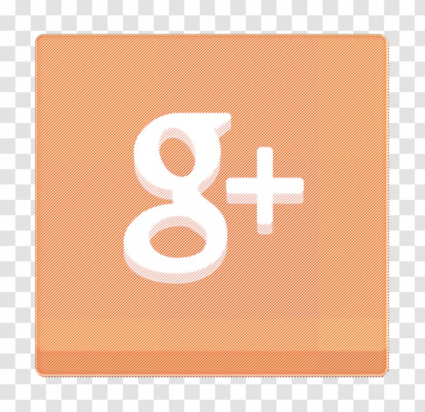 + Icon G Google - Orange - Number Peach Transparent PNG