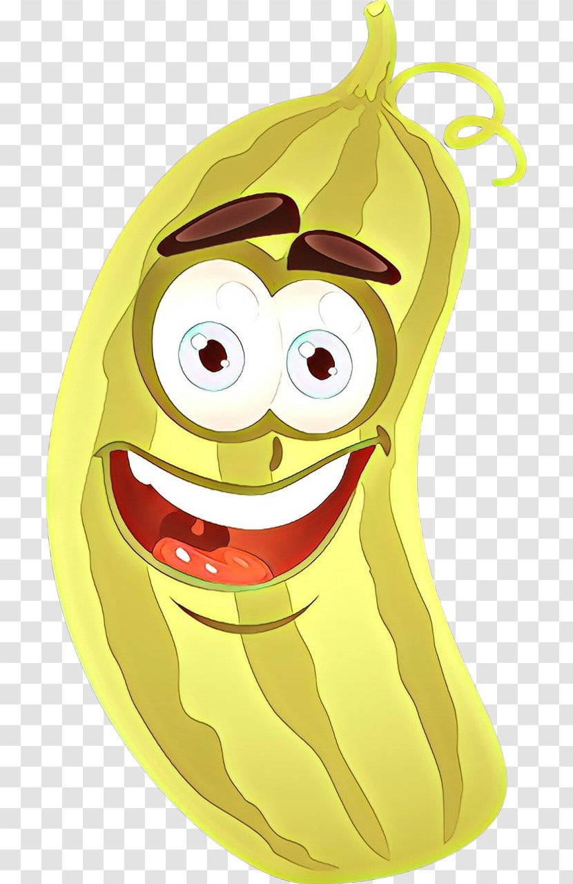 Cartoon Yellow Clip Art Banana Fast Food - Vegetable - Potato Transparent PNG