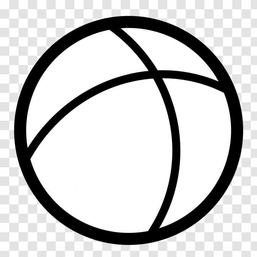 Ball Black And White Clip Art - Beach - Cliparts Transparent PNG