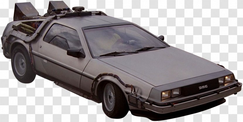 DeLorean DMC-12 Dr. Emmett Brown Marty McFly Car Time Machine - Classic - Futurestic Transparent PNG