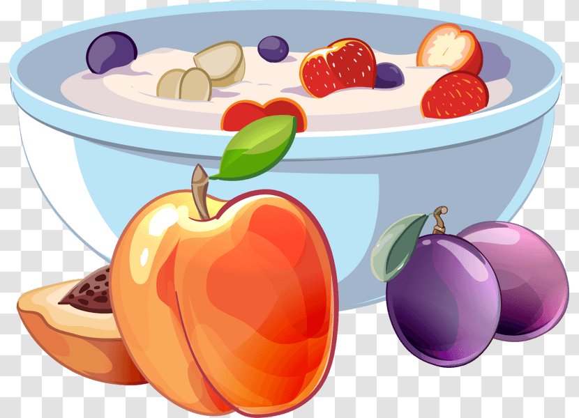 Breakfast Food Fruit Salad Graphic Design - Cartoon Transparent PNG