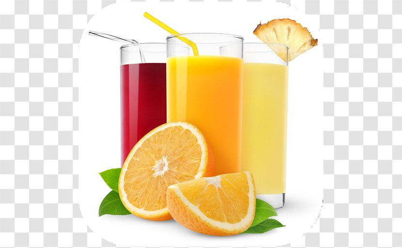 Orange Juice Smoothie Punch Fizzy Drinks - Cocktail Garnish Transparent PNG