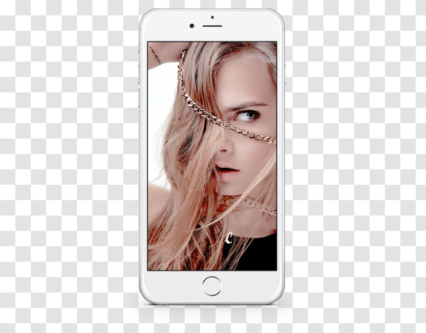 Portable Communications Device Eyebrow Hair Forehead Eyelash - Jaw - Cara Delevingne Transparent PNG