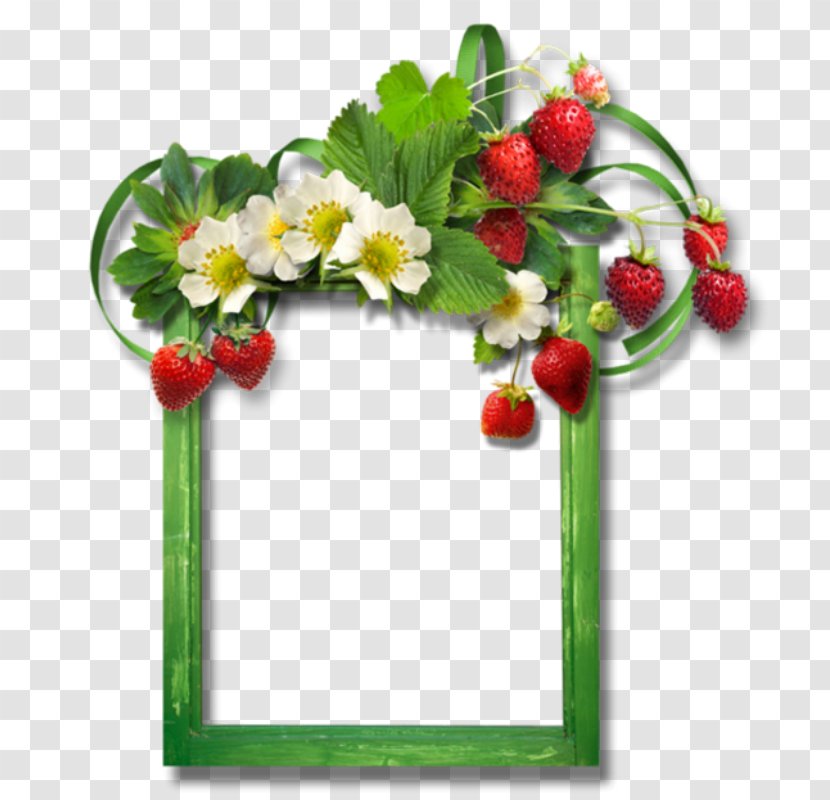 Picture Frames Desktop Wallpaper Clip Art Berries - Strawberries Transparent PNG