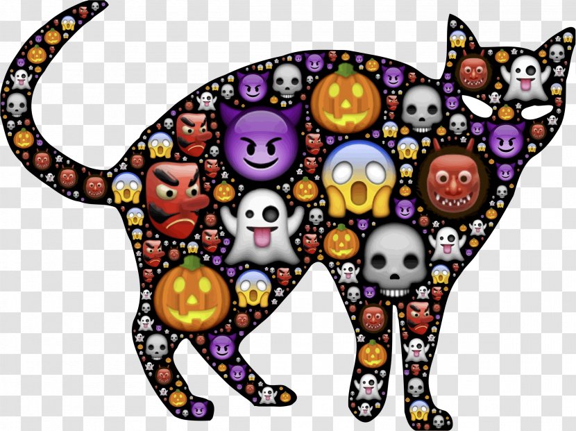 Cat Halloween Costume Clip Art - Jacko Lantern Transparent PNG