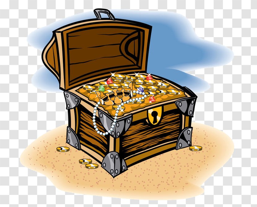 Buried Treasure Piracy Clip Art - Cartoon - Map Transparent PNG