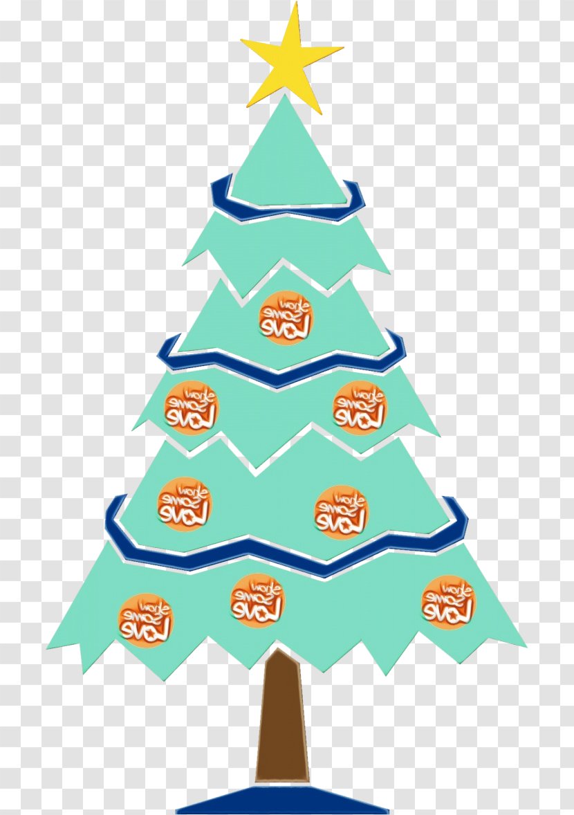 Christmas Tree - Colorado Spruce - Pine Family Conifer Transparent PNG