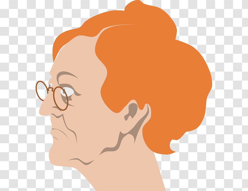 Grandmother Clip Art - Head Transparent PNG