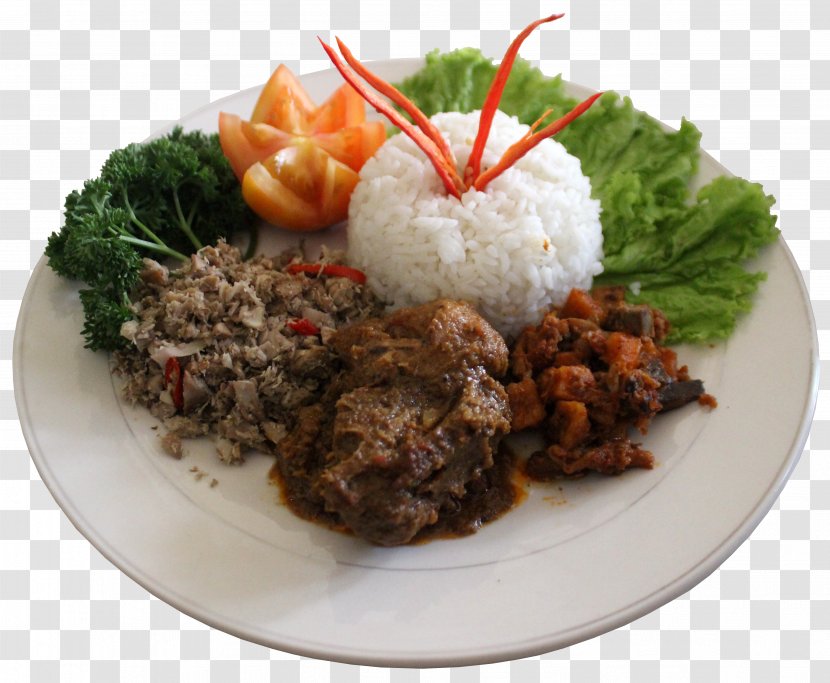 Cooked Rice Asian Cuisine Plate Lunch White Meal - Fried Food Transparent PNG
