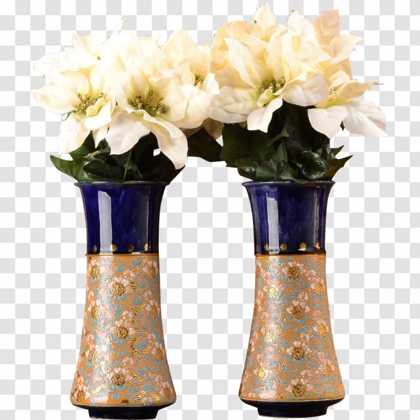 Floral Design Vase Cut Flowers Flower Bouquet - Flowerpot Transparent PNG